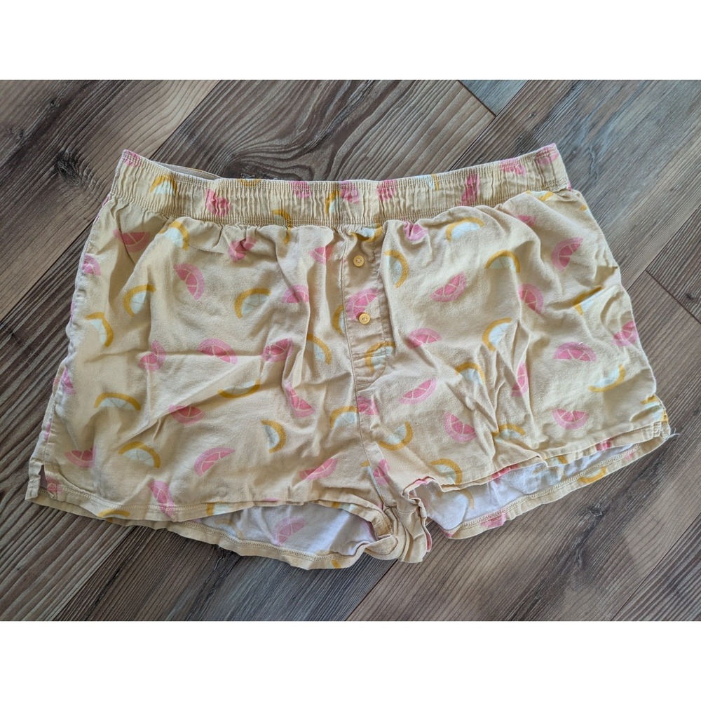 Victoria's Secret VS PINK Citrus Fruit Lounge Sleep Shorts Medium